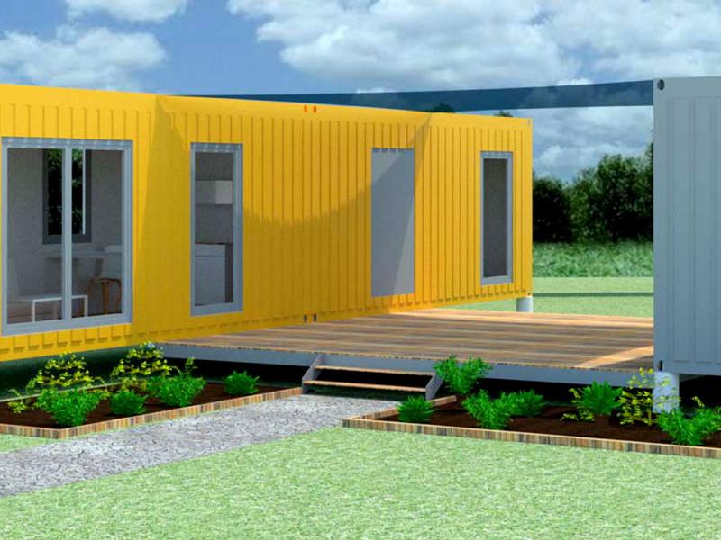 Zwei Tiny Houses für wohnungslose Frauen