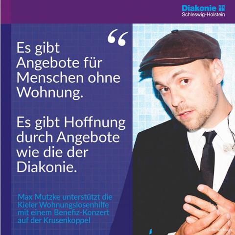 Interview mit Max Mutzke der Diakonie