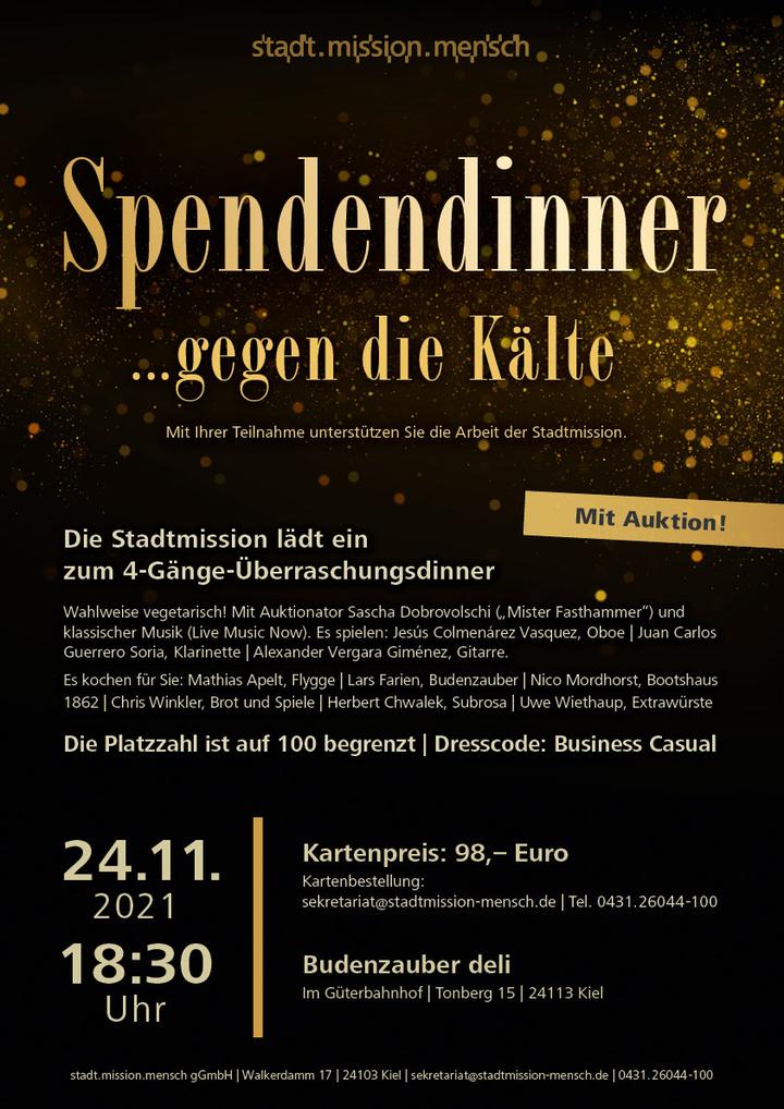 Spendendinner ...gegen die Kälte