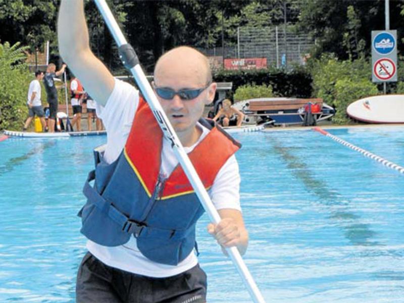 Beim Ostufer-Triathlon blieben alle trocken.