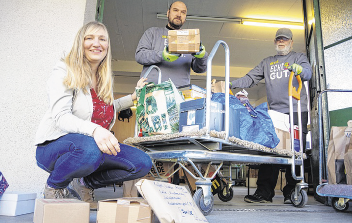 Stadtmission nimmt Spendenpakete für Bedürftige im Sozialkaufhaus ECHT.GUT. an